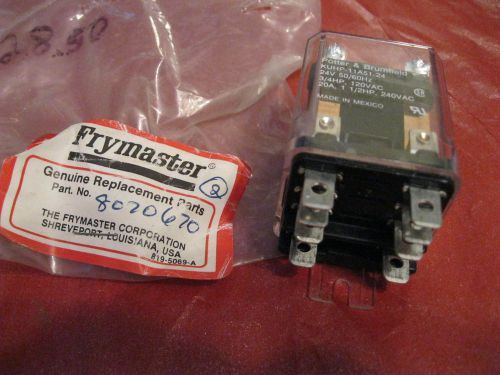 NOS Frymaster 24 Volt Relay P/N 807-0670