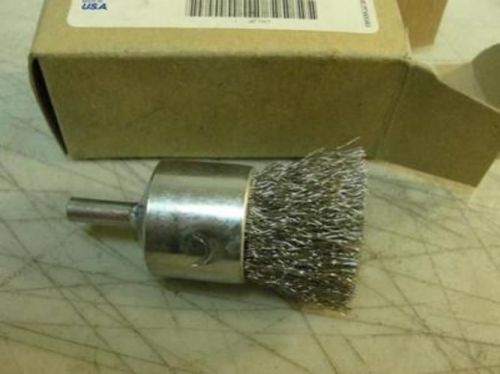 37697 New In box, Weiler 10022 Wire End Brush, 1&#034; Diameter