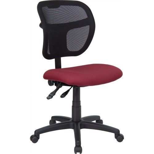 Flash furniture wl-a7671syg-by-gg mid-back mesh task chair with burgundy fabric for sale