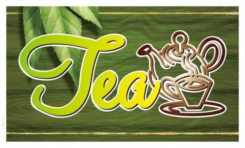 bb094 Tea Product Shop Banner Sign