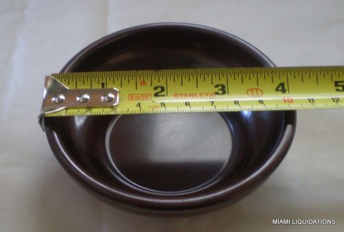 Lot of 48 5oz dish salsa bowl Carlisle 311-0875-69  chocolate brown  Melamine