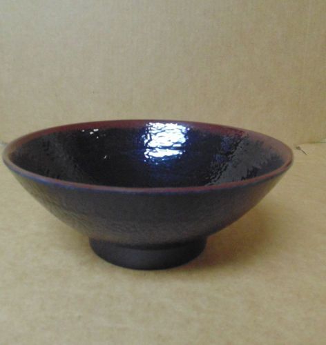 Bowl Melamine Soup Bowl 4 Dozens Thunder Group 5770 Tenmoku Bowl 6 3/4&#034; 4 Dozens