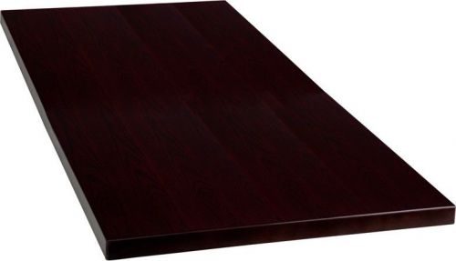 30&#039;&#039; x 60&#039;&#039; Rectangular Mahogany Veneer Restarant Table Top