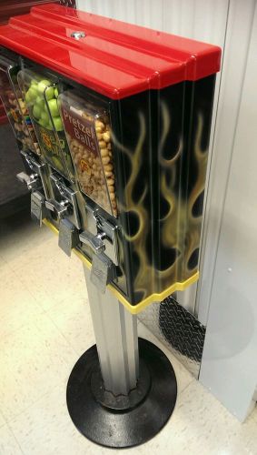 Airbrush flame hot rat rod northwestern triple play bulk candy vending machine for sale