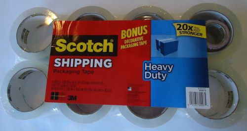 Scotch heavy duty shipping packaging tape, 1.88 inches x 54.6 yards, 8 rolls (38 for sale