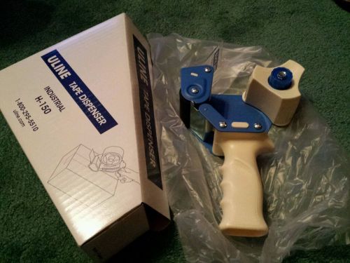 ULINE TAPE DISPENSER.  brand new in box. industrial H-150 2&#034; tape Christmas gift