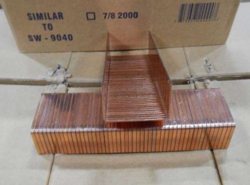 1 3/8 crown x 7/8 (35mm x 22mm) Carton Closing Co/ISM Box Staples SW-9040 A7/8