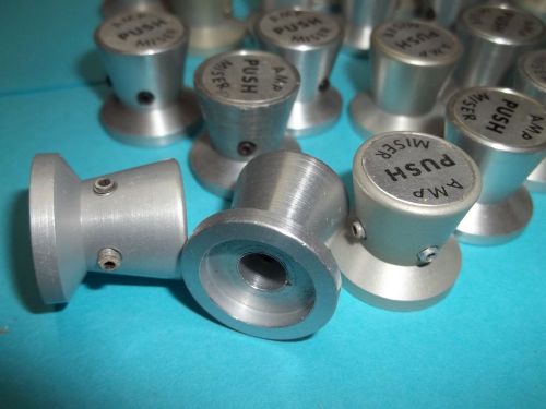 KNOB ALUMINUM, LOT OF 96, .250 ID