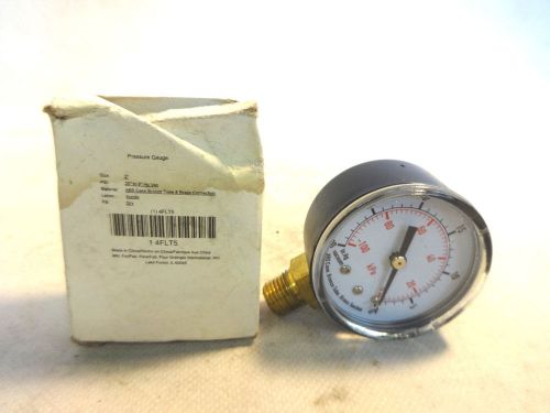 NEW IN BOX 4FLT5 2&#034; 0-30 PSI TYPE DRY VACUUM GAUGE