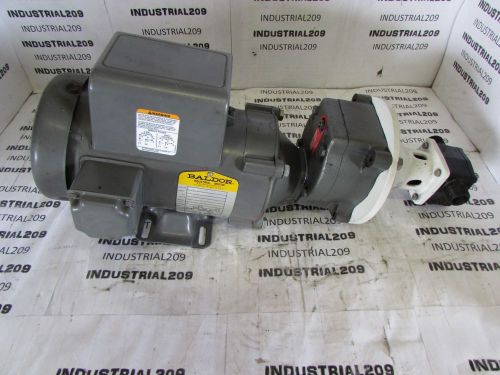 ITT JABSCO PUMP w/ BALDOR 3/4 HP 1 PH MOTOR &amp; REDUCER NEW