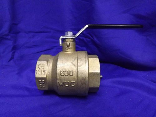 Matco-Norca 752T08N Standard Port Brass 600WOG 2&#034; Ball Valve