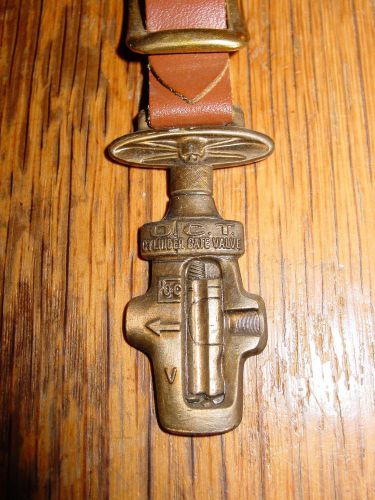 Vintage OCT Cylinder Gate Valve Watch Fob