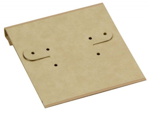 Earring Card 2x2&#034; Kraft Paper (Pack 100) Earring Jewelry Display Card