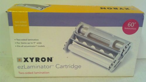 NIB XYRON EZLAMINATOR CARTRIDGE 9&#034; WIDE 60&#039; 2 SIDED LAMINATION 145612