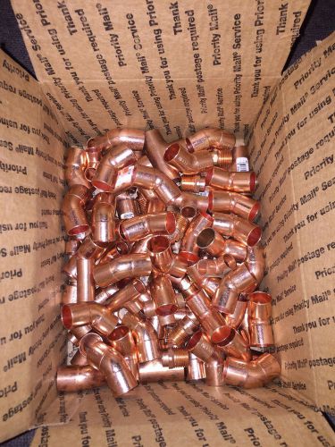 copper fittings  lot of  100 pieces 3/4 &amp; 1/2 NEW