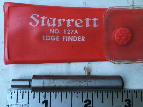 STARRETT # 827A EDGE FINDER MACHINIST LATHE MILL TOOL IN ORIGINAL CASE