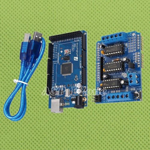 L293D Motor Drive Shield Professional with Funduino Mega 2560 R3