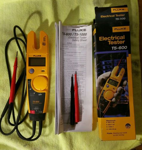 Fluke T5-600 Voltage Continuity and Current Tester 600V