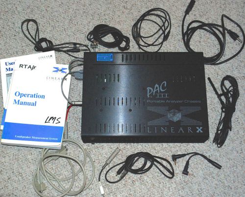 Speaker Analyzer system PAC III by LinearX  LMS