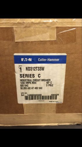 ND312T33W 1200 Amp Cutler-Hammer Series C New