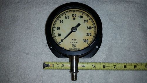 Ashcroft Duragauge Pressure Gauge AISL 316 Tube 8-64 300 LB X6D , 5&#034; Meter PSI