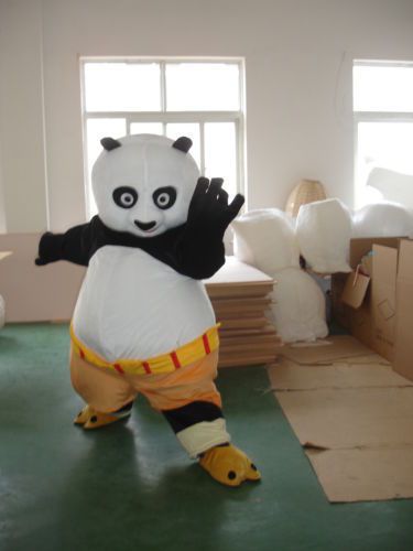 New kung fu panda mascot costume fancy dress adult suit for sale