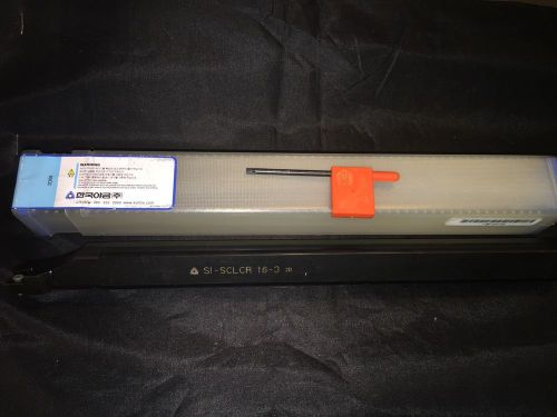 Korloy SI-SCLCR 16-3 Boring Bar 1&#034; Diameter **BRAND NEW**