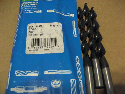 GREENFIELD150DH-DB 29/64 DIAMOND BLACK DRILLS(AA5814-6)