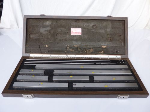 Starrett webber gage div. ss8a1x 8 piece gage block set 5-20&#034; (sa) for sale