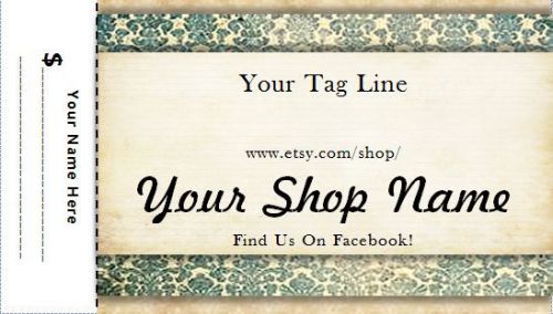 Medium Size 1.5X2.5 inch Printed Custom Craft Vintage Style Hang Price Tags #005