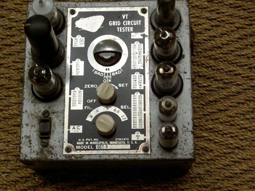 Vintage Seco Vacuum Tube Grid Checker Model GCT5 Tube Tester