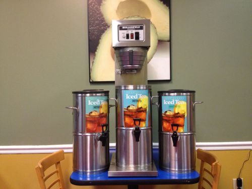 Used Bloomingfield Tea Brewer including Three Tea Dispensers