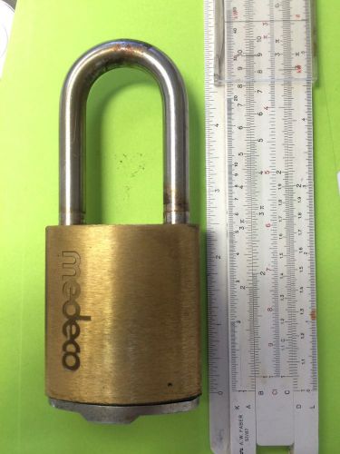 Medeco 5inch Brass Padlock With Shutter