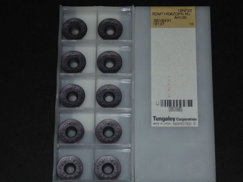 Tungaloy Carbide Milling Inserts RDMT 1606ZDPN-MJ AH120 10 pcs NEW