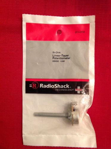 NEW 5K-OHM LINEAR TAPER POTENTIOMETERS Model 271-1714, Radio Shack