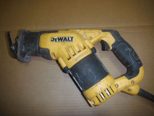 USED DEWALT DWE357 10 AMP VARIABLE SPEED COMPACT RECIPROCATING SAW AS-IS! #760