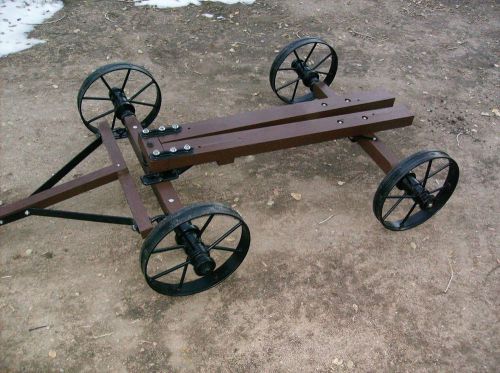 Hit &amp; Miss Gas Engine Truck, Cart, Wagon, Oak Hardwood