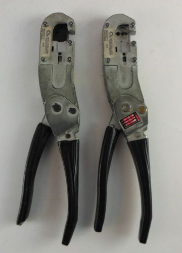 Lot of (2) astro tools model m22910/7-1 15947 g3 - crimping tools for sale