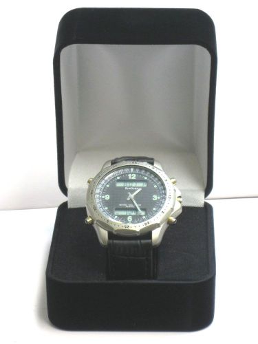 Black Velvet Deluxe Watch/Bangle/Bracelet Jewelry Storage Gift Box...