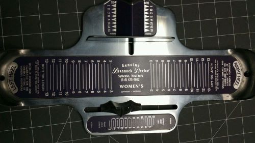 Brannock device women&#039;s shoe sizer