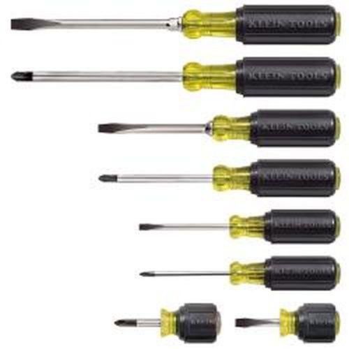 Klein Tools 85078 Cushion-Grip Screwdriver Set, 8-Piece