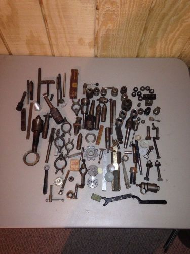 MACHINIST LATHE Lot of Machinist Chuck Fixture Cutters Handles Holders