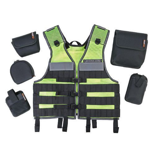 Ergodyne Arsenal 5590 Industrial MOLLE Vest Miner&#039;s Set Lime