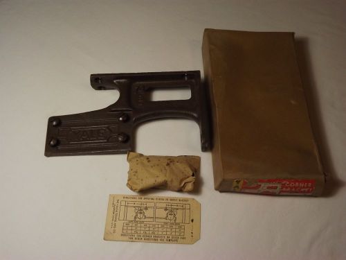 Nos vintage yale door closer bracket brown cast iron yale 74 industrial for sale