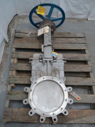 Fnw 2000bt seat-ptfe class-150 stainless flanged 14in knife gate valve b267506 for sale