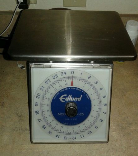 Edlund RM-25 Four Star 25 lb Portion Scale with Oversized Platform restaurant