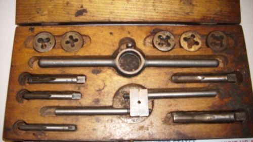 Tap &amp; die set 12pc. the sae fine thread  star brand for sale