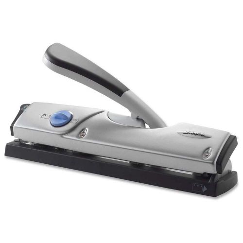 Swingline Profile Desktop Paper Punch, Legal &amp; Letter Size, 3 or 4 Hole, Grey