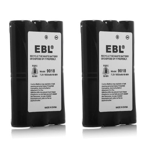 2 Pack 1800mAh HNN9018 HNN9018A Battery For MOTOROLA Radius SP50