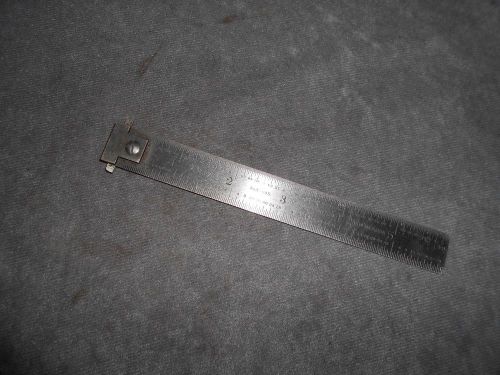 Starrett 6&#034; Machinist Hook Rule